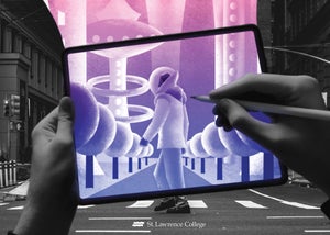 A close up of the illustration featured on the poster